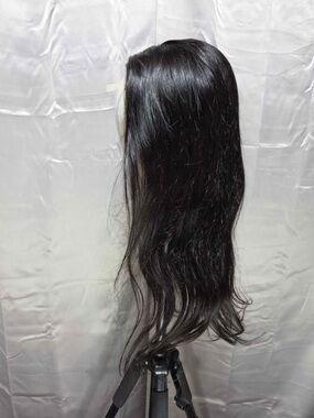 Natural Black 5x5 Lace Closure Wig Human Hair 22 Inch